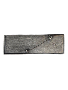 Metal Brooch Pin [Block]